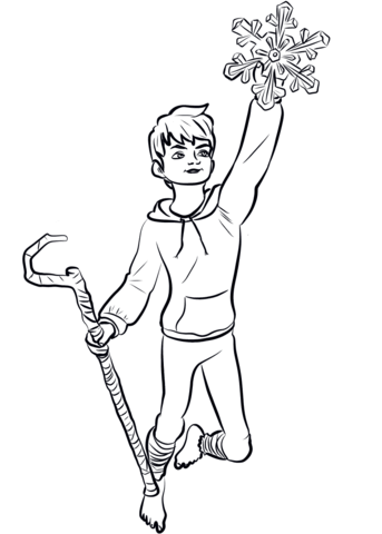 Jack Frost Coloring Page